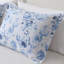 Housse de couette en microfibre à motif floral et rayé simple / simple TG, fermeture à boutons, lavable, attaches intérieures, literie à rayures TG-120649265