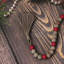 Guirlande de fantaisie 3 pi rouge / brun Jihat