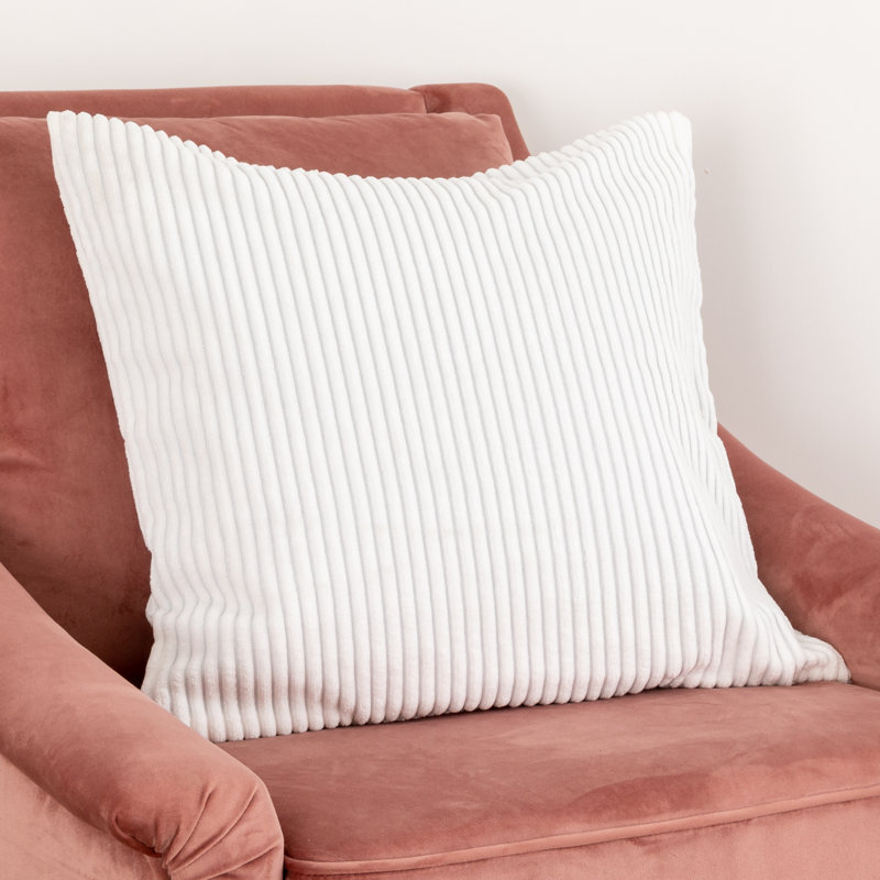 Gunjan Square Cushion, White