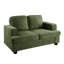 Causeuse moderne en velours-370212716