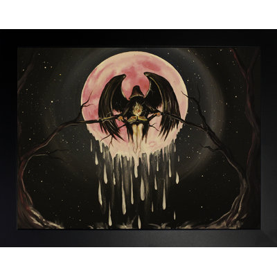 Reproduction d'art sur toile, "Pink Moon Reaper" par Ed Capeau