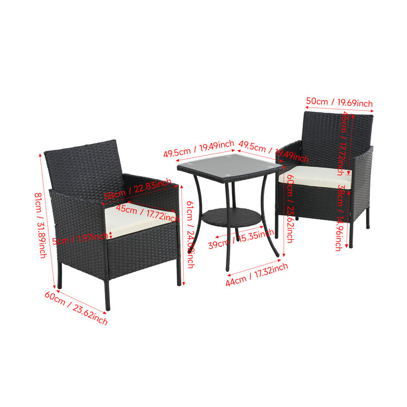 Patio Dining Set Table,