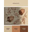 Tapis abstrait moelleux et moelleux à motif abstrait moderne et contemporain de couleur Thanksgiving en beige-738358274