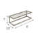 16" Wall Mounted Shelf with Towel Bar