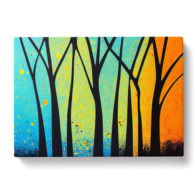 Appealing Abstract Forest - Wrapped Canvas, 35cm H x 50cm W x 3cm D