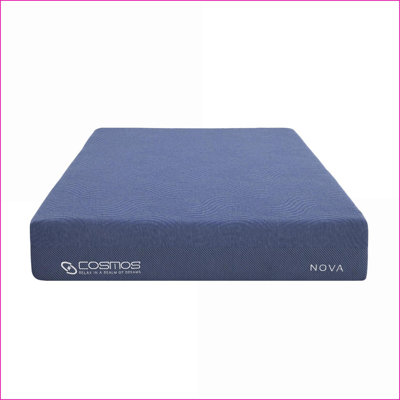 Mattresses | 10" Foam Core Memory Foam Mattress, Rolled &amp; Boxed | King | Slate Gray