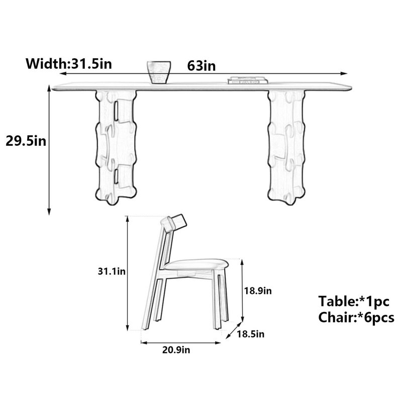 Jamall, 29.5" H x 63" L x 31.5" W