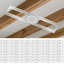 Ensemble de 48 plaques de fixation de nouvelle construction, pour luminaire encastré de 4 pouces, plaque de boîtier d'éclairage encastré peu profond, support de luminaire universel pour éclairage encastré à DEL