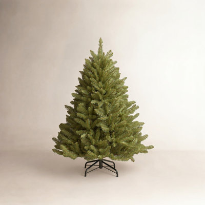 Flocked 9' Pre-Lit Fir Christmas Tree