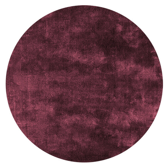 Ground Control Area Rug in Red, Round 4'11"