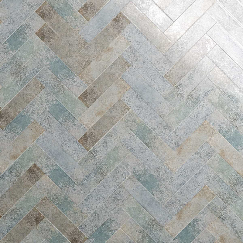 Kalay 3x12 Glossy Ceramic Subway Tile, Green
