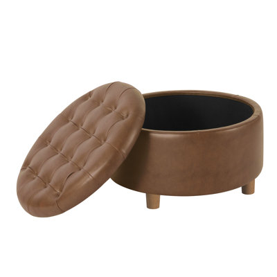 Hodosh Round Storage Ottoman 