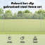 Vidaxl Fence With Posts Steel-116797772-116797798