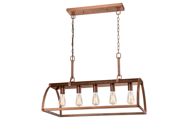 Milla 5 - Light Rectangle Chandelier