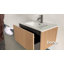 Ensemble de meuble-lavabo mural flottant rayé 36 po avec lavabo en céramique blanche Etna-1222946618