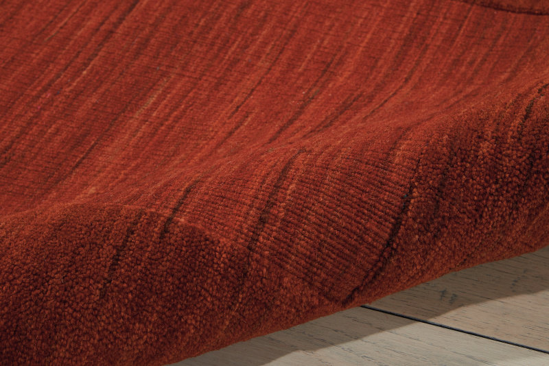 Ripple Wool Area Rug in Barn, Rectangle 5'6" x 7'5"