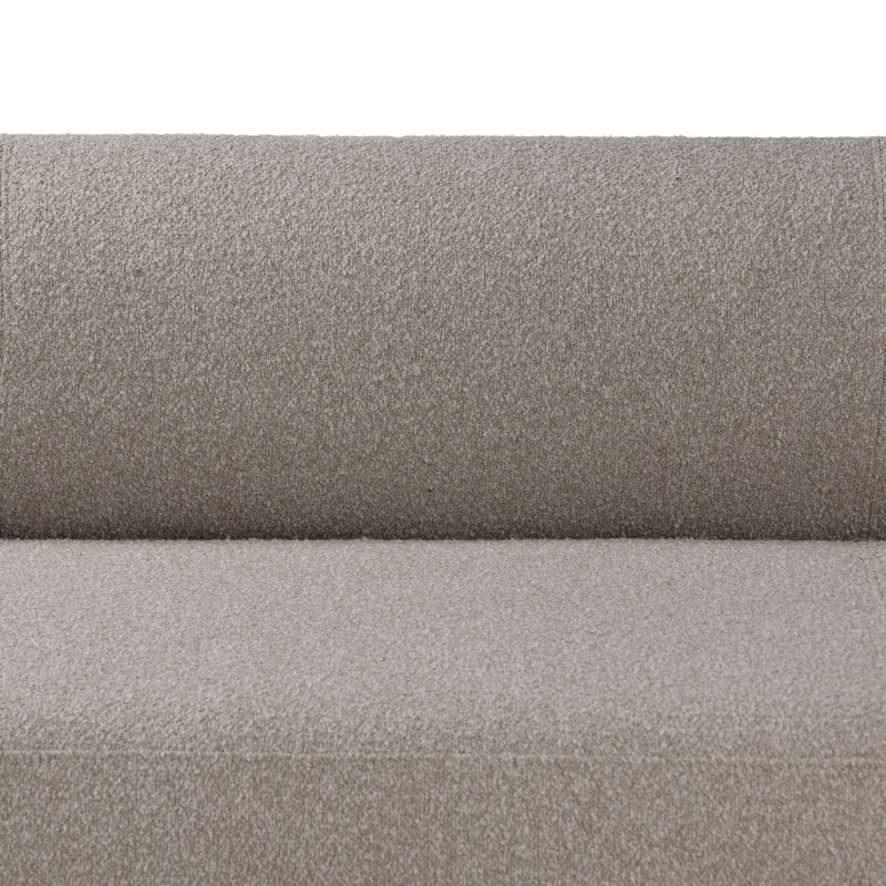 Augustine 81" Sofa In Pewter Boucle Fabric, Gray