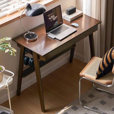 Solid Wood Desk with Drawers