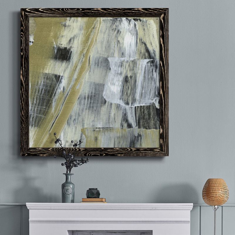 «Love Science», art textuel sur toile, H 31,5 po x l 31,5 po x P 1,5 po, Cadre noir