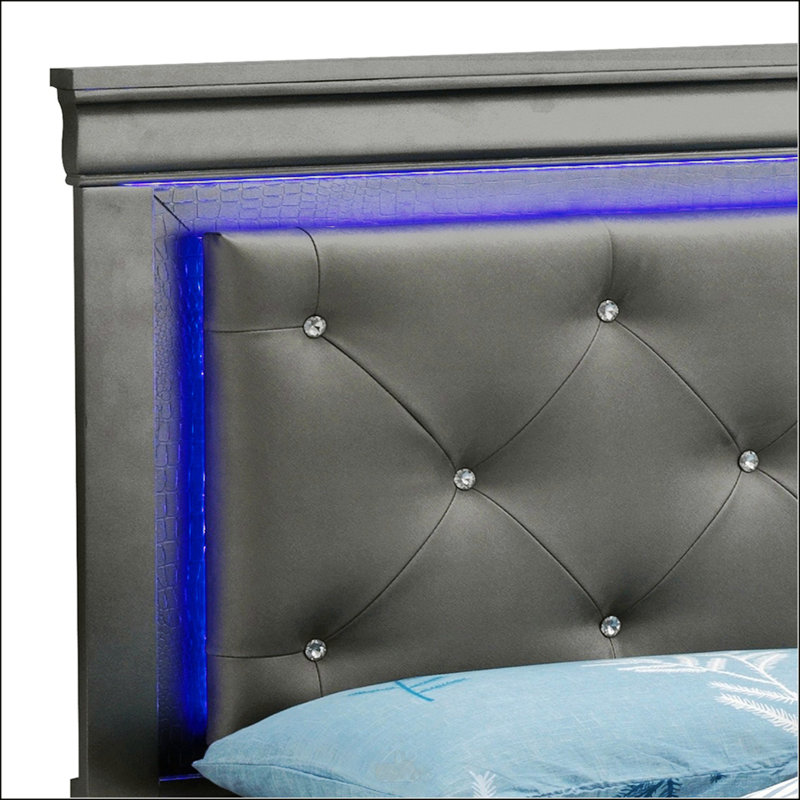 Queen Bed, Black, Queen