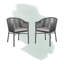 Chaise de patio avec coussin