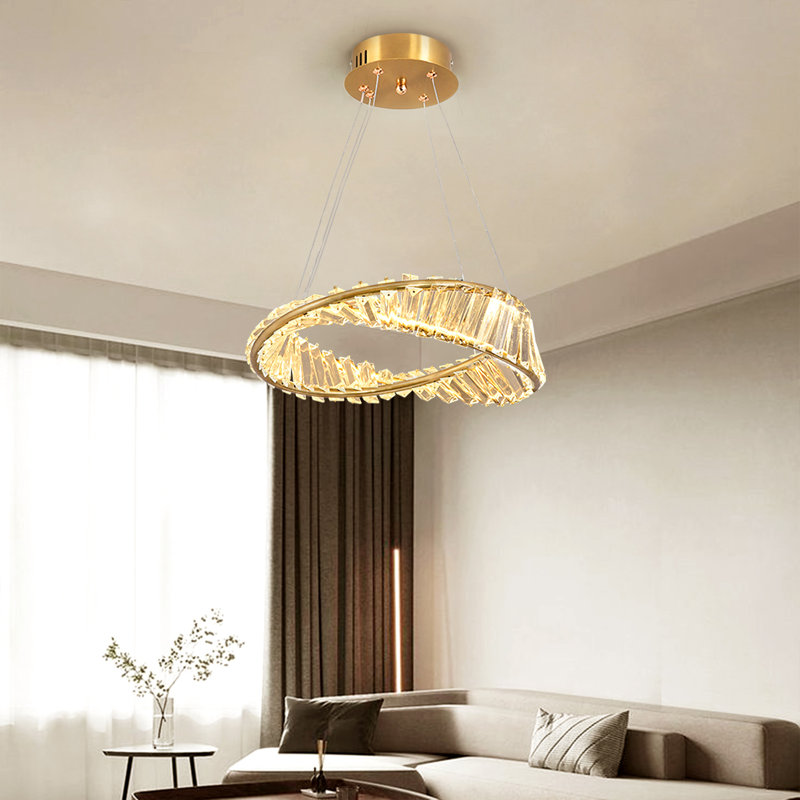 Achanti 1 - Light LED Chandelier, 115cm H x 40cm W x 40cm D