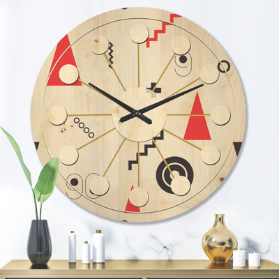 Solid Wood Wall Clock