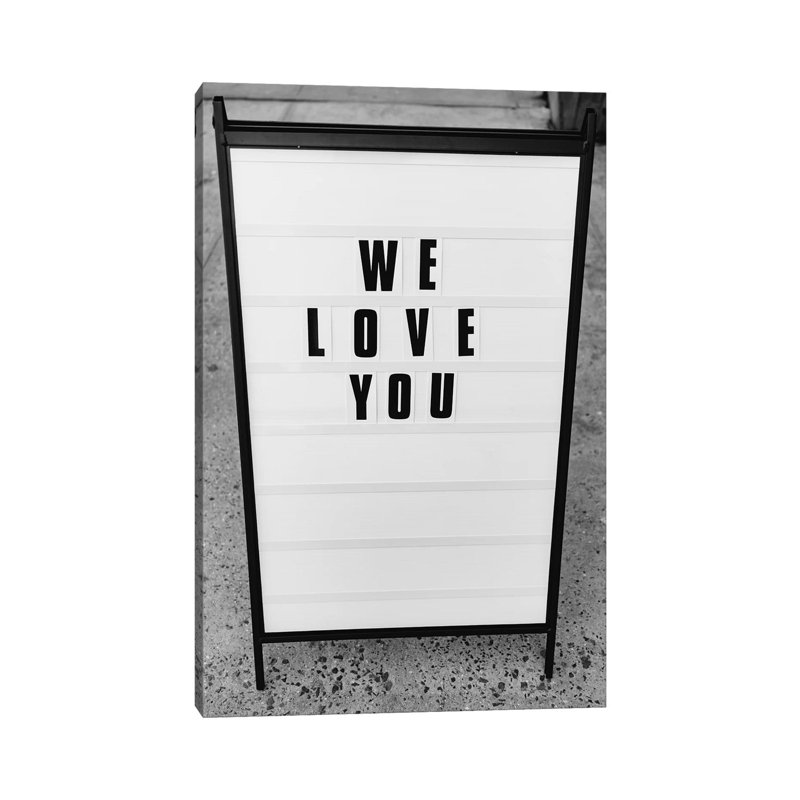 We Love You, New York by Bethany Young - Print on Canvas, Wrapped Canvas, 152.4cm H x 101.6cm W x 3.81cm D