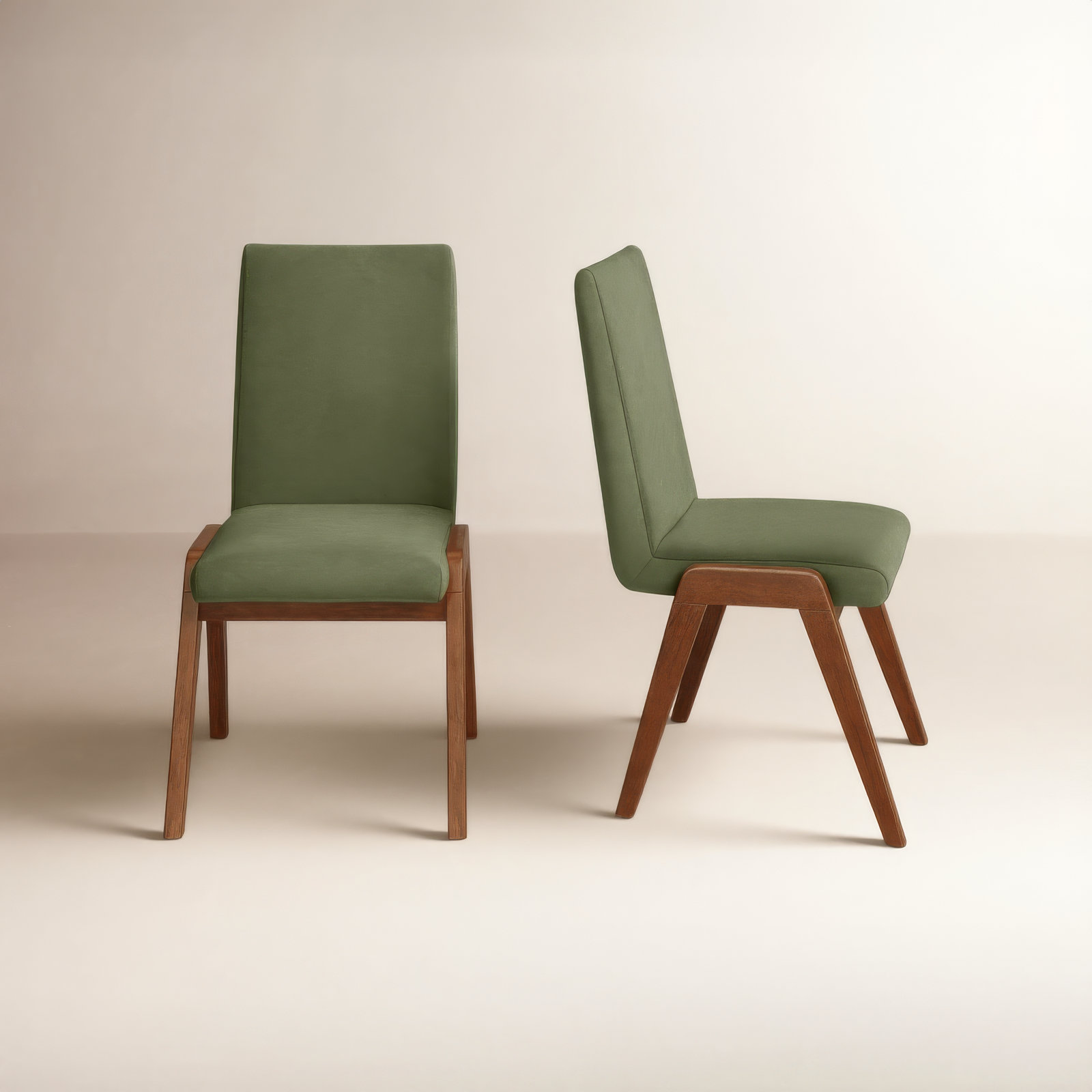 Orly Dining Chair, Olive Green