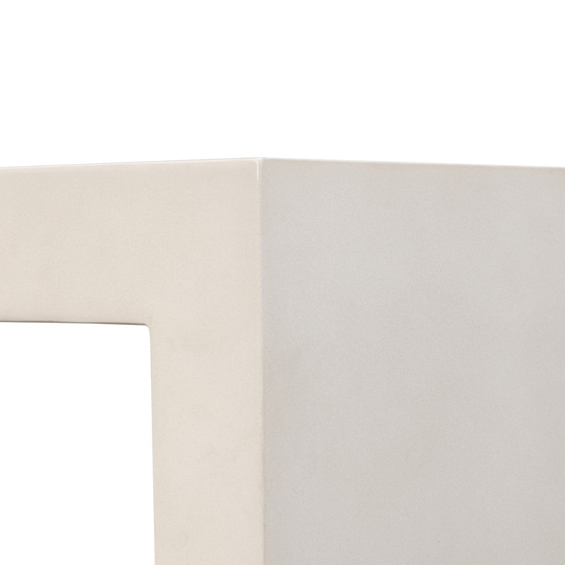 Parish Outdoor Buffet & Console Table, White Concrete