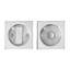 Pocket Door Hardware- Privacy with Finger Edge Pull-75020167
