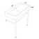 29.7'' Tall Ceramic Rectangular Console Bathroom Sink with Overflow