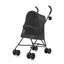 Poussette pour animaux de compagnie pour petits chiens / chats, pliable et léger, évent en filet, porte-gobelet, noir