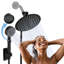 Pomme de douche double avec combiné portable-88670610