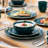 Colour 16 Piece Handmade Ceramic Dinnerware Set - Service for 4-1700407051