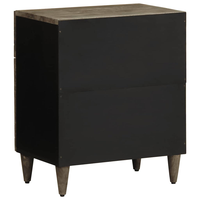 50cm W Metal Bedside Table