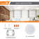Round Color Selectable Integrated LED Flush Mount Downlight