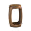 Mango Wood Side Table with Open Shelf