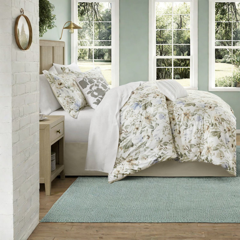Ensembles de literie en coton luxueux, édredon floral surdimensionné pour un usage domestique