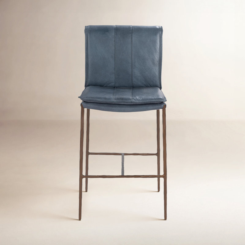 Mayer Counter Stool Ocean Blue, Counter Stool (27" Seat Height), Ocean Blue