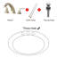 2-handle Bathroom Faucet with Drain Assembly-101924327