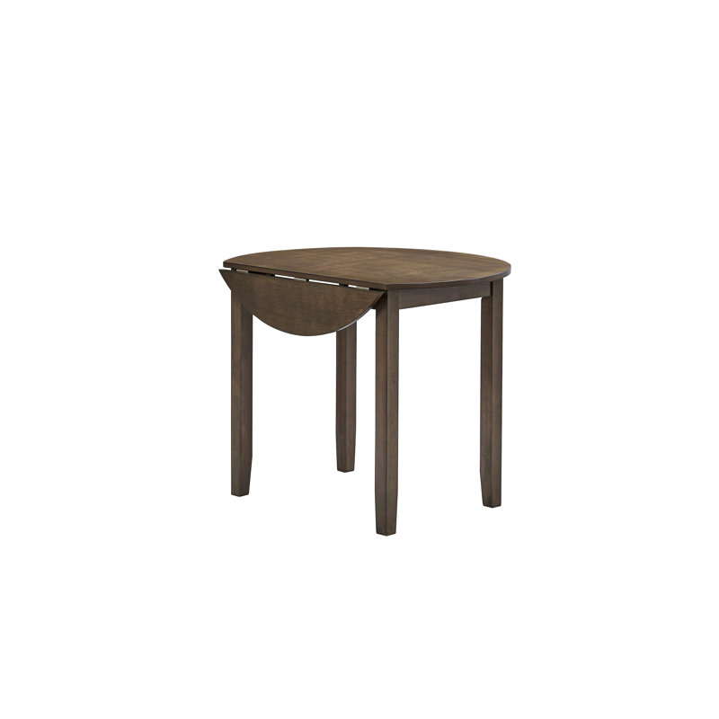 Table de salle à manger ronde avec abattant