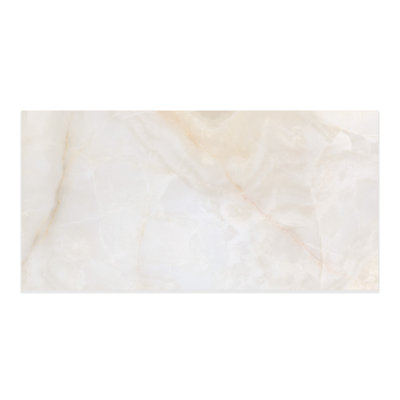 Onice Cream 24 in. x 24 in. Matte Porcelain Onyx Look Floor and Wall Tile (15.5 Sq. Ft./Case)