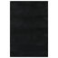 Joe-Alexander Washable Rug Soft Fluffy Short Pile Anti Slip Black-609280388