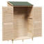 Vidaxl Garden Shed Solid Fir Wood Storage Cabinet Outdoor Modern Design Ample-129097279