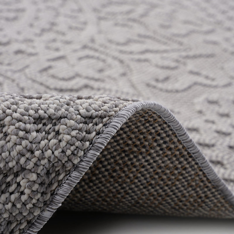 Traditional indoor/outdoor area rugs, Rectangle 4' x 6'2"