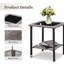 Ensemble de chaises berçantes pivotantes d'extérieur 3 pièces avec table d'appoint et chaises de patio coulissantes à accoudoirs larges pour porche ou terrasse-50809065-50809070