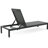 Chaise Recliner Of 2 - Aluminum, Mesh Fabric, Adjustable , Moveable 2 Poolside Breathable Mesh, Rust- Aluminum Frame, Back, Mobile, Black + Gray