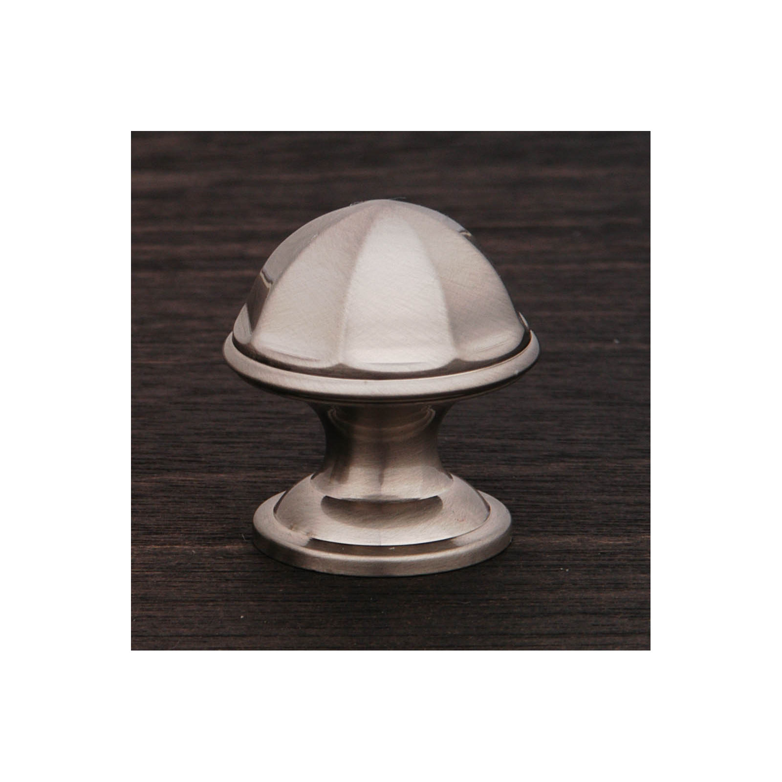 Contoured Dome 1 1/16" Knob CK Series, Satin Nickel
