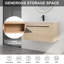 Ensemble de meuble-lavabo simple 35,43 avec comptoir Marcita